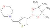 2-(Morpholinomethyl)thiophen-4-boronic acid, pinacol ester
