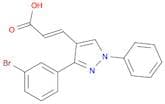 (E)-3-(3-(3-Bromophenyl)-1-phenyl-1H-pyrazol-4-yl)acrylic acid