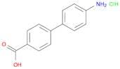4'-Amino-[1,1'-biphenyl]-4-carboxylic acid, HCl