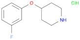 4-(3-Fluorophenoxy)piperidine, HCl