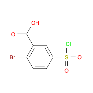 2-BROMO-5-CHLOROSULFONYL-BENZOIC ACID