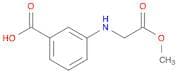 3-[(2-methoxy-2-oxoethyl)amino]benzoic acid