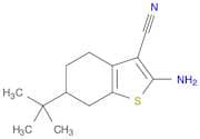 2-Amino-6-tert-butyl-4,5,6,7-tetrahydro-1-benzothiophene-3-carbonitrile