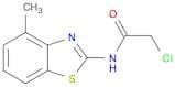 2-chloro-N-(4-methyl-1,3-benzothiazol-2-yl)acetamide