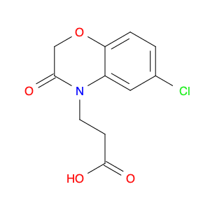 3-(6-Chloro-2h-1,4-benzoxazin-3(4h)-one-4-yl)propionic acid