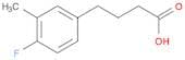 4-(4-FLUORO-3-METHYL-PHENYL)-BUTYRIC ACID