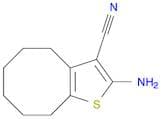 2-Amino-4,5,6,7,8,9-hexahydrocycloocta[b]thiophene-3-carbonitrile