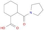 2-(Pyrrolidine-1-carbonyl)cyclohexanecarboxylic acid