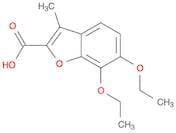 6,7-diethoxy-3-methyl-1-benzofuran-2-carboxylic acid