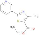 Ethyl 4-methyl-2-(3-pyridinyl)-1,3-thiazole-5-carboxylate