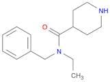 N-Benzyl-N-ethylpiperidine-4-carboxamide
