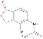 N-(4-Bromo-1-oxo-2,3-dihydro-1H-inden-5-yl)acetamide
