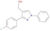 [3-(4-fluorophenyl)-1-phenylpyrazol-4-yl]methanol