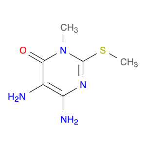 5,6-Diamino-3-methyl-2-methylthio-4(3H)pyrimidinone