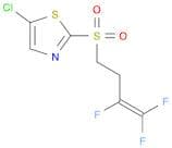 5-Chloro-2-[(3,4,4-trifluorobut-3-en-1-yl)sulfonyl]-1,3-thiazole