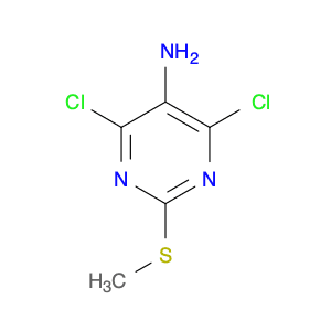 4,6-Dichloro-2-(methylthio)-5-pyrimidineamine