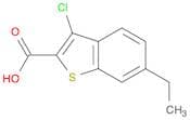 3-Chloro-6-ethyl-1-benzothiophene-2-carboxylic acid