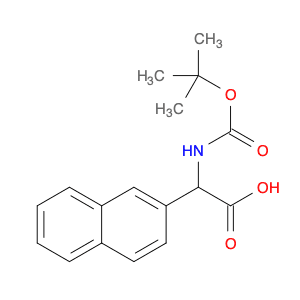 TERT-BUTOXYCARBONYLAMINO-NAPHTHALEN-2-YL-ACETIC ACID