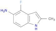 1H-Indol-5-amine,4-fluoro-2-methyl-(9CI)