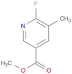 METHYL 6-FLUORO-5-METHYLPYRIDINE-3-CARBOXYLATE