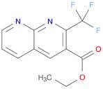 1,8-Naphthyridine-3-carboxylicacid,2-(trifluoromethyl)-,ethylester(9CI)