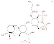dipotassium dihydrogen 15α-hydroxy-2β-[[2-O-isovaleryl-3,4-di-O-sulphonato-β-D-glucopyranosyl]oxy]…