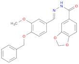 1,3-Benzodioxolane-5-carboxylicacid4'-benzyloxy-3'-methoxybenzylidenehydrazide