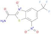 7-Nitro-5-(trifluoromethyl)-2-Benzothiazolecarboxamide  3-oxide