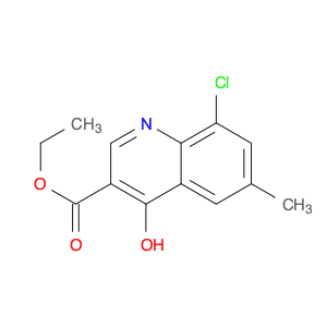 8-Chloro-4-hydroxy-6-methylquinoline-3-carboxylic acid ethyl ester