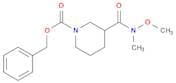BENZYL 3-[METHOXY(METHYL)CARBAMOYL]PIPERIDINE-1-CARBOXYLATE