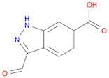 1H-Indazole-6-carboxylic acid, 3-forMyl-