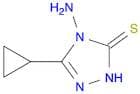 4-Amino-5-cyclopropyl-4h-[1,2,4]triazole-3-thiol