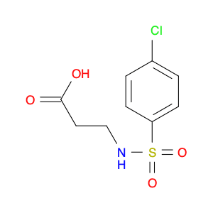 3-{[(4-chlorophenyl)sulfonyl]amino}propanoic acid