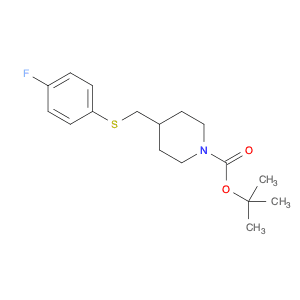 4-(4-Fluoro-phenylsulfanylmethyl)-piperidine-1-carboxylic acid tert-butyl ester