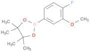 2-(4-Fluoro-3-methoxyphenyl)-4,4,5,5-tetramethyl-1,3,2-dioxaborolane