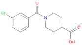 1-(3-Chlorobenzoyl)piperidine-4-carboxylic acid