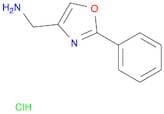 (2-Phenyl-1,3-oxazol-4-yl)methanamine hydrochloride