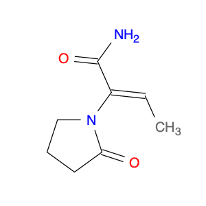 (Z)-2-(2-Oxopyrrolidin-1-yl)but-2-enamide