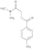 N,​N-​Dimethyl-​3-​(4-​methylbenzoyl)​propionamide
