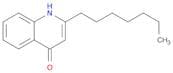 4(1H)​-​Quinolinone, 2-​heptyl-