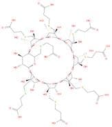 g-Cyclodextrin,6A,6B,6C,6D,6E,6F,6G,6H-octakis-S-(2-carboxyethyl)-6A,6B,6C,6D,6E,6F,6G,6H-octathio-