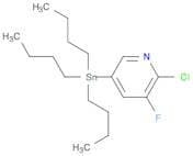 2-Chloro-3-fluoro-5-(tributylstannyl)pyridine