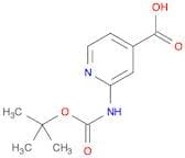 2-(tert-Butoxycarbonylamino)isonicotinic acid