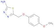 5-[(4-methoxyphenoxy)methyl]-1,3,4-thiadiazol-2-amine