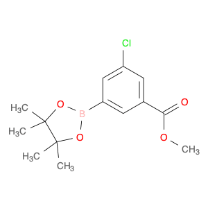 3-Chloro-5-(4,4,5,5-tetramethyl-[1,3,2]dioxaborolan-2-yl)-benzoic acid methyl ester