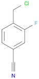 4-(Chloromethyl)-3-fluorobenzonitrile