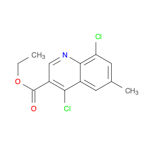 4,8-Dichloro-6-methylquinoline-3-carboxylic acid ethyl ester
