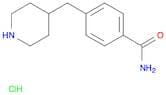 Benzamide, 4-(4-piperidinylmethyl)-, hydrochloride (1