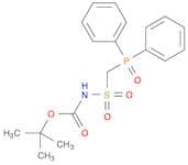 tert-Butyl ((diphenylphosphoryl)-methyl)sulfonylcarbamate