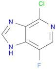 1H-Imidazo[4,5-c]pyridine,  4-chloro-7-fluoro-  (9CI)